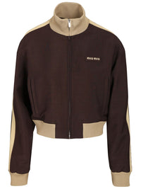 Miu Miu Women Blouson In Kid Mohair