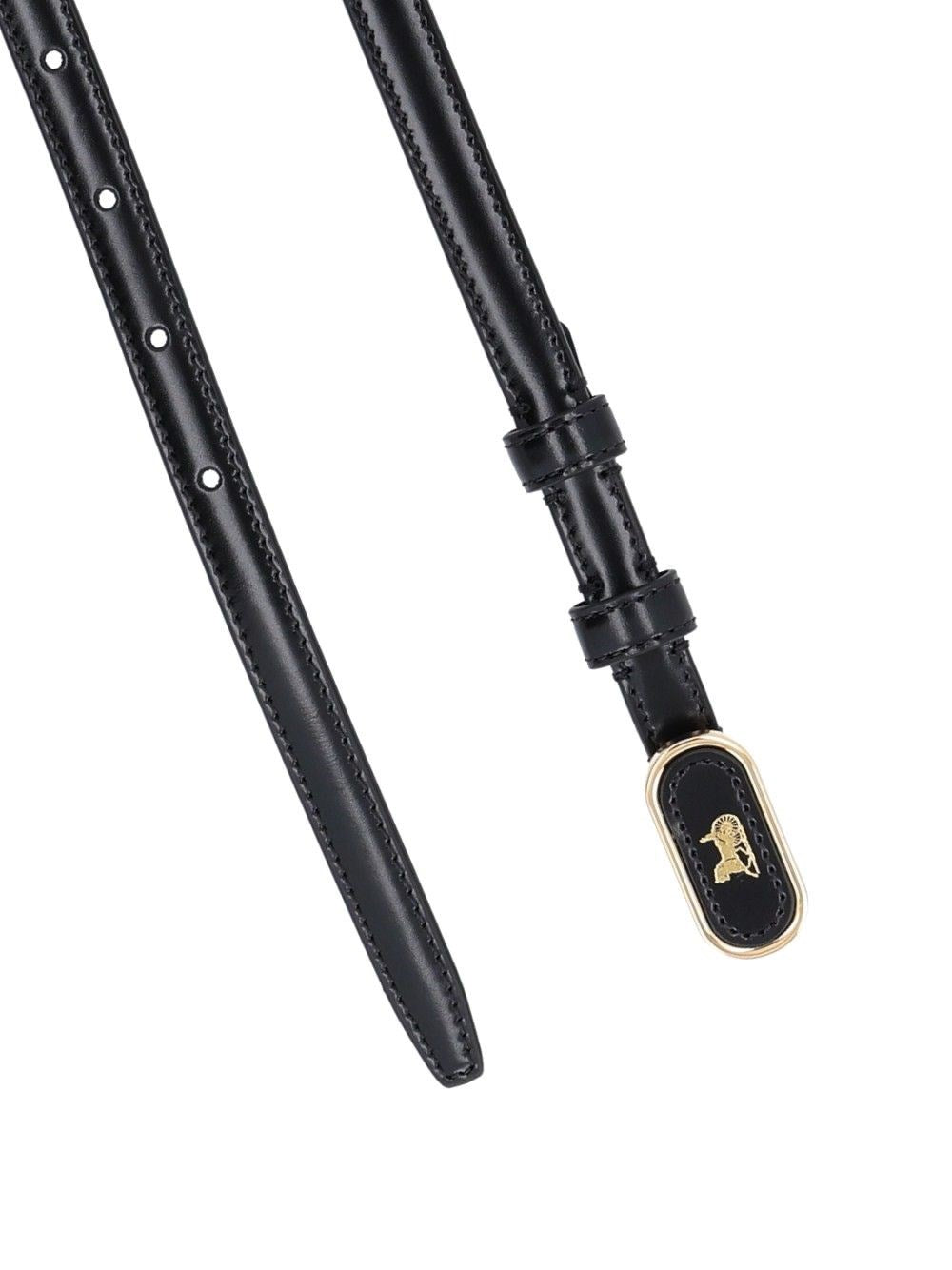 Celine Women Chariot 13 Leather Belt