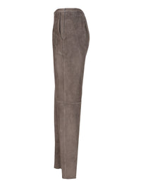Forte_Forte Women Lightweight Suede Trousers