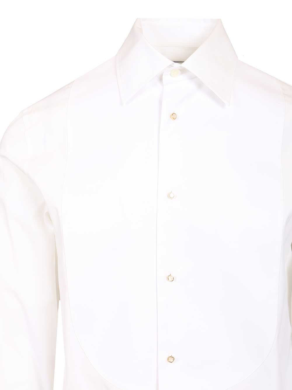 Burberry Men Slim-Fit Cotton Tuxedo Shirt