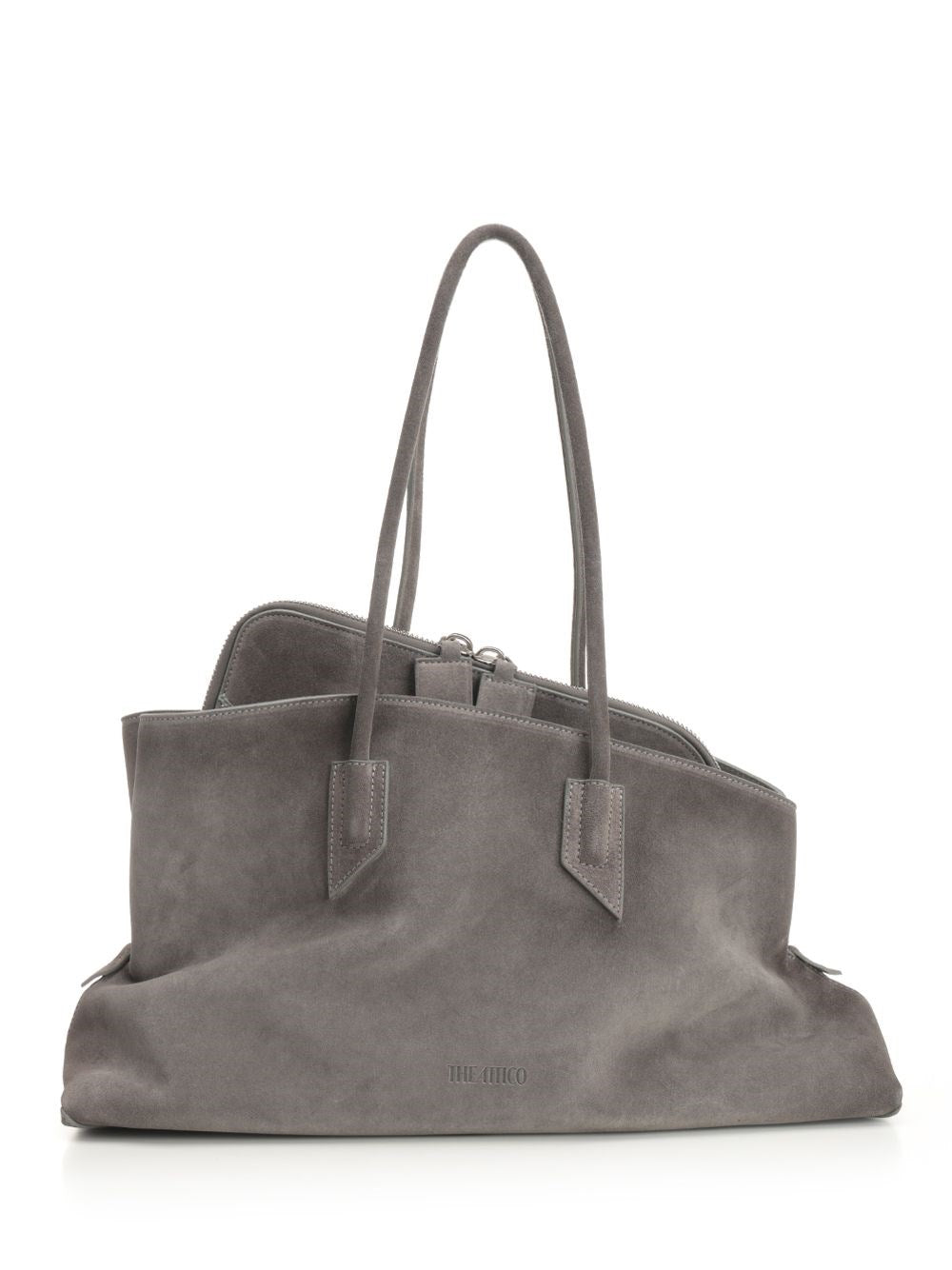 The Attico Women La Passeggiata Medium Suede Bag