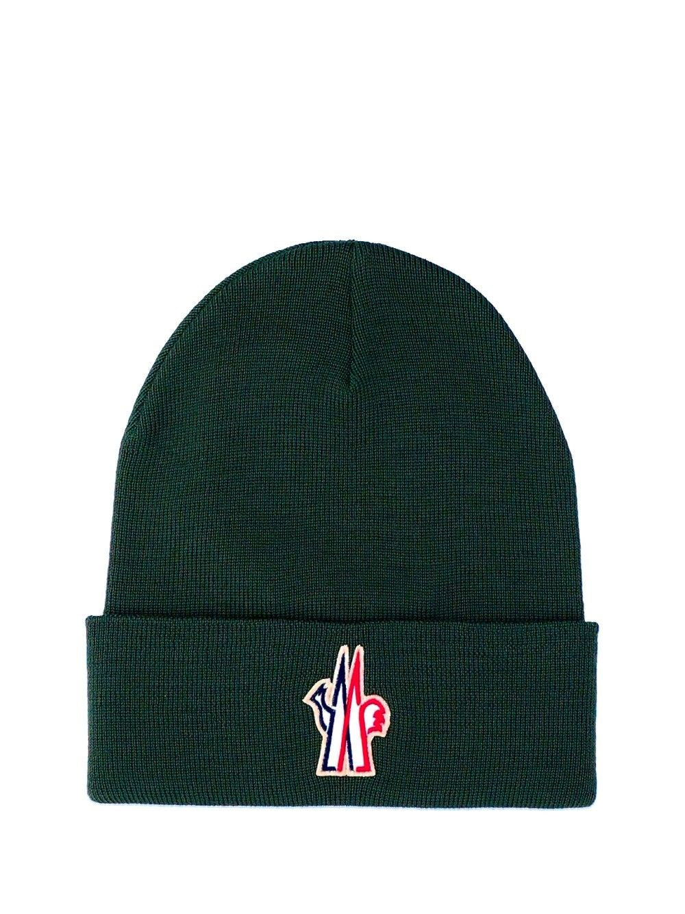Moncler Grenoble Men Logo-Branded Wool Beanie
