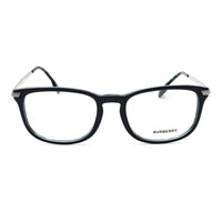 Burberry Eyeglasses Rectangle Full Rim, Top Blue on Navy Check Frame and Clear Demo Lenses Lens BE2369F3956