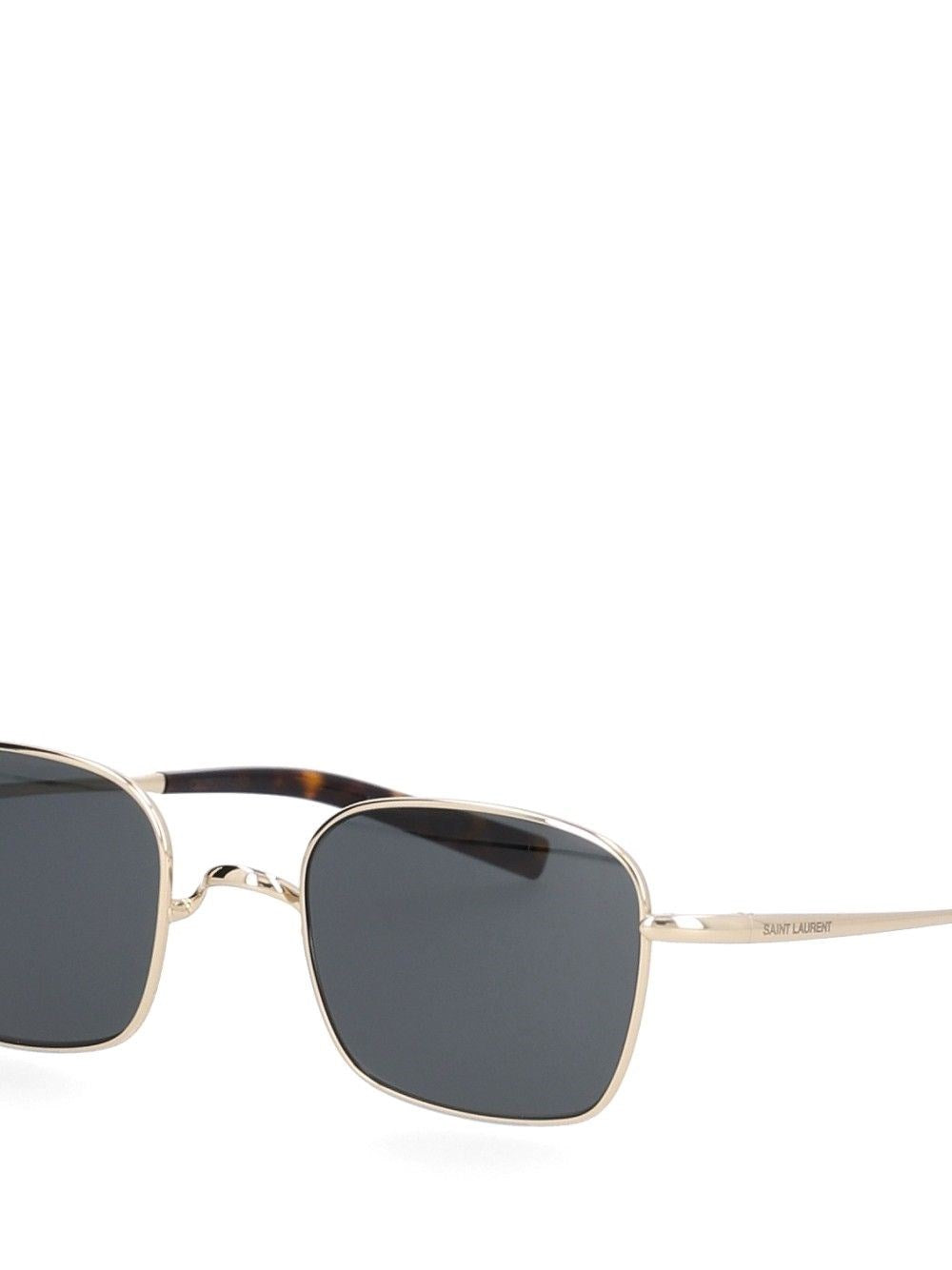 Saint Laurent Women Square Metal Sunglasses