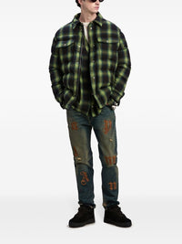 Palm Angels Men `Vertigo` Padded Shirt