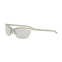 Fendi Fendi Sunglasses Cat Eye Semi Rim, Matte Green Frame and Silver Mirror Lens FE40176U94C