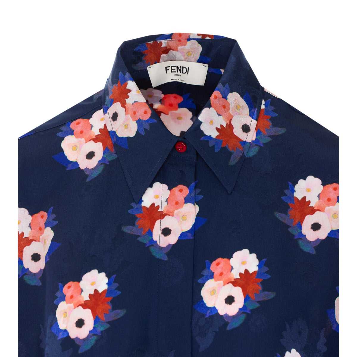 Fendi Women Fendi Bouquet Motif Shirt