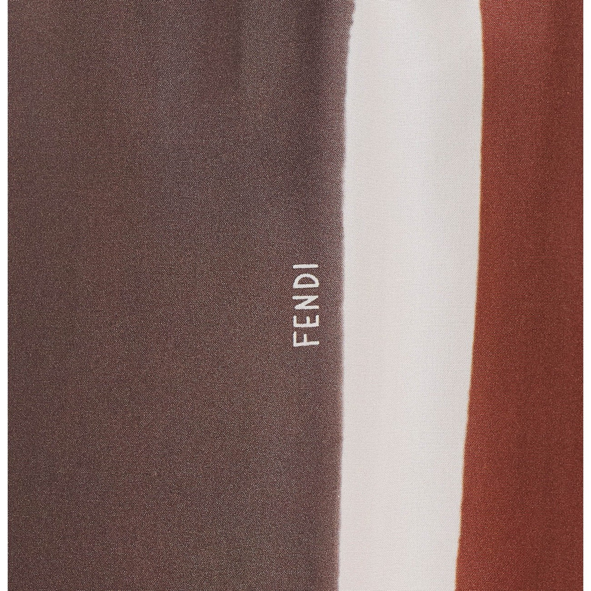 Fendi Fendi Women Fendi Logo Shorts With Venetian Stripes Motif