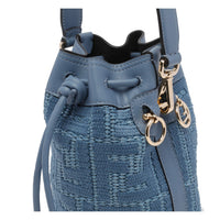 Fendi Women Fendi Mon Tresor Mini Rafia Bucket Bag