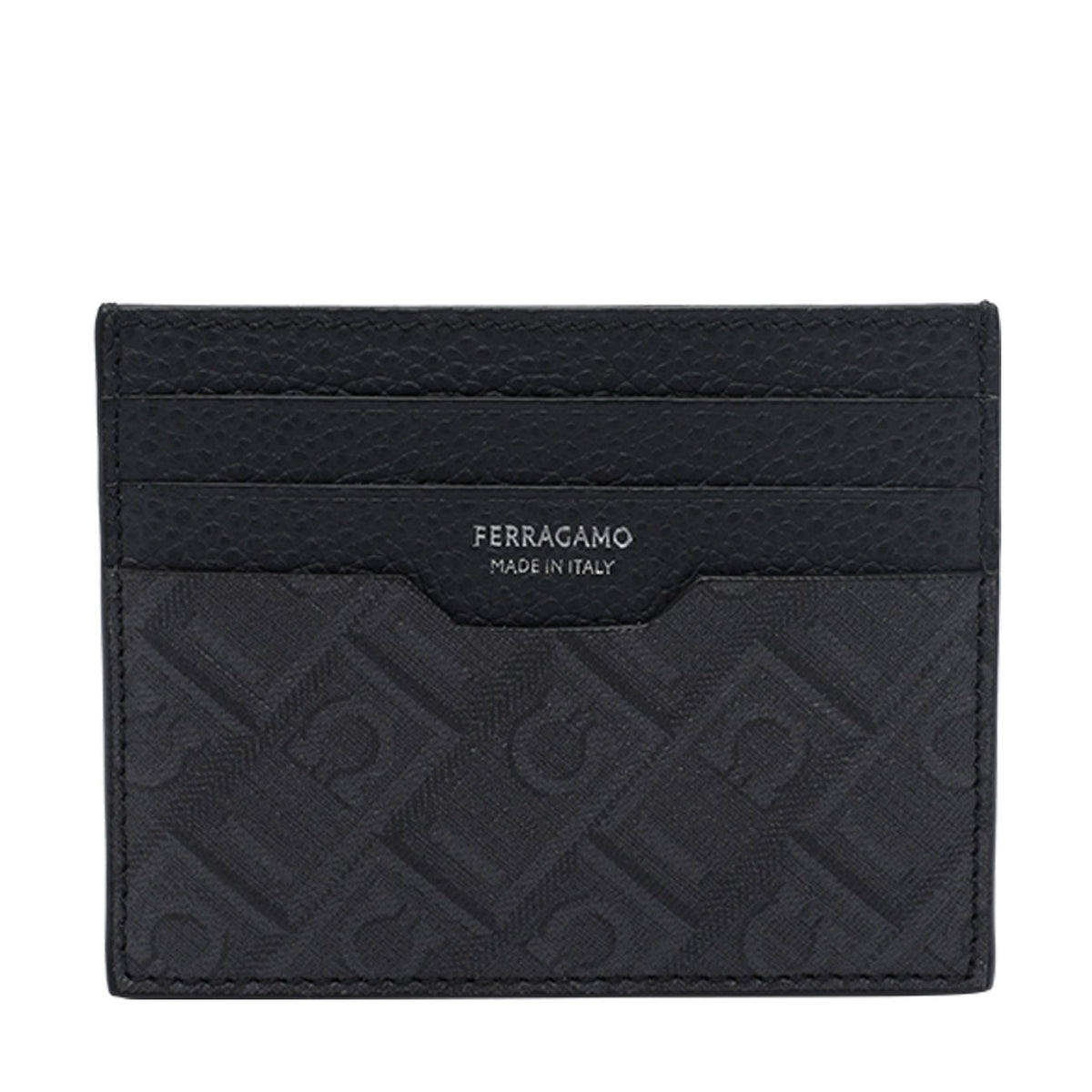Ferragamo Ferragamo Men Ferragamo Monogram Print Cards Holder