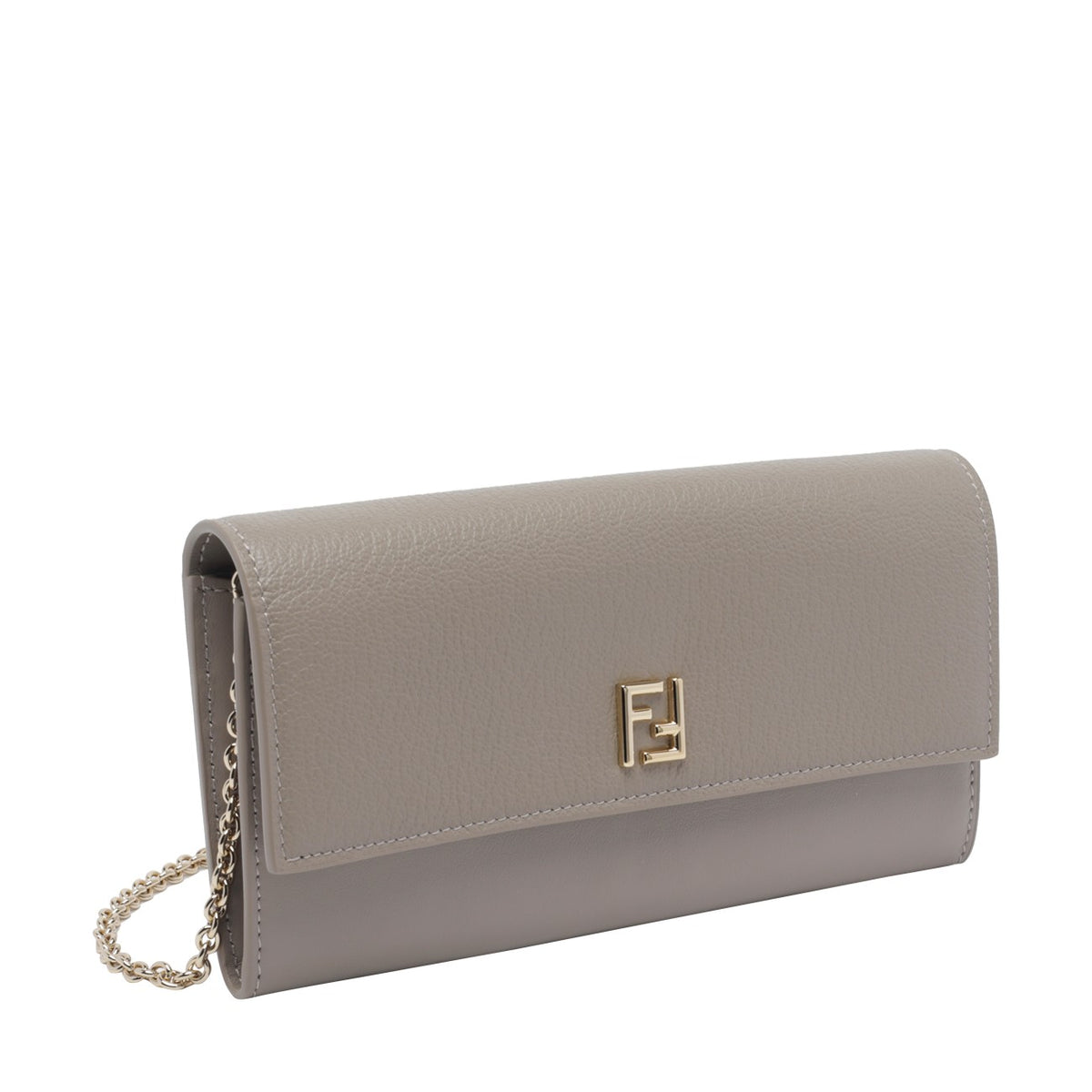 Fendi Women Ff Continental Wallet With Chain