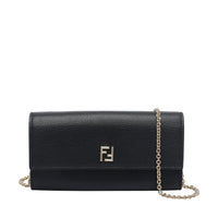 Fendi Women Ff Continental Wallet With Chain