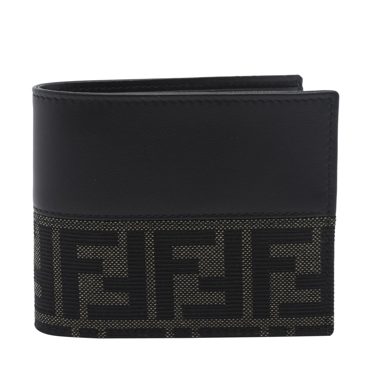 Fendi Men Ff Jacquard Bifold Wallet