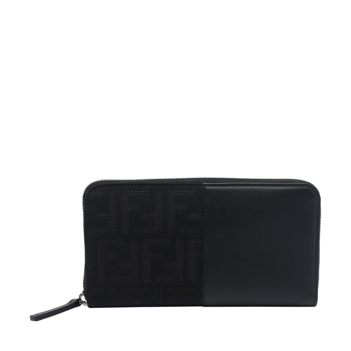 Fendi Fendi Men Ff Jacquard Zip Wallet
