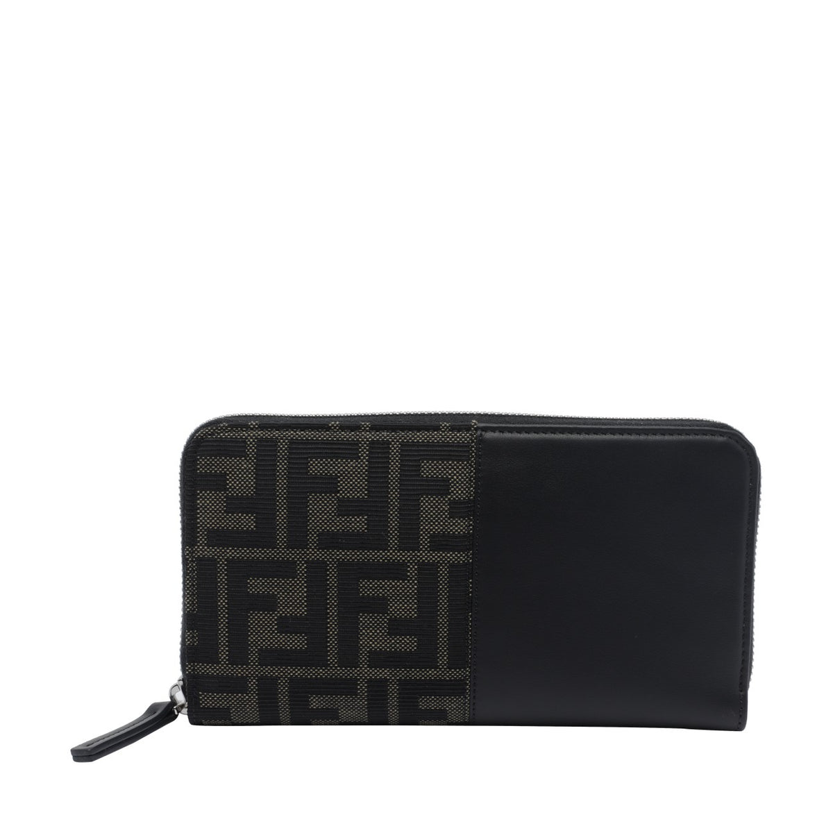 Fendi Fendi Men Ff Jacquard Zip Wallet