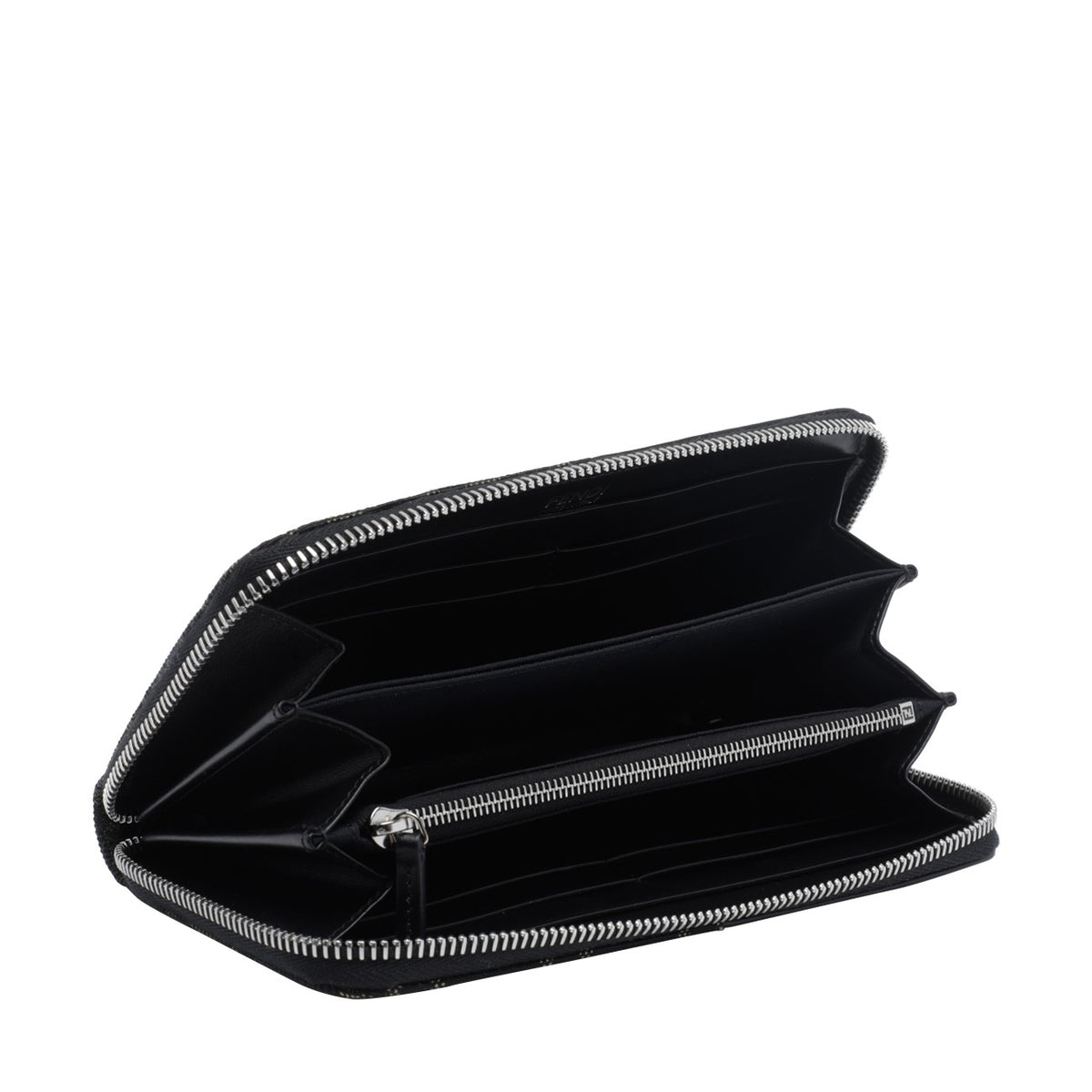 Fendi Fendi Men Ff Jacquard Zip Wallet