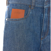 Fendi Fendi Women Ff Logo Denim Shorts