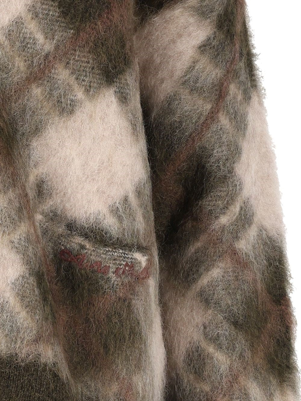 Acne Studios Women Mohair Cardigan With V-Neck