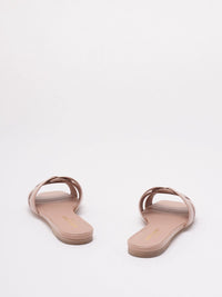 Saint Laurent Women Tribute Sandals In Patent Leather