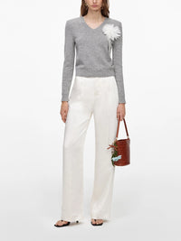 Self-portrait Self-Portrait Women Flower Wool Jumper
