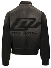 Off-White Men Owr Grad Cot Reg Bomber Black
