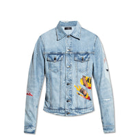 Amiri Amiri Playboy Magazine Trucker Denim Jacket Men