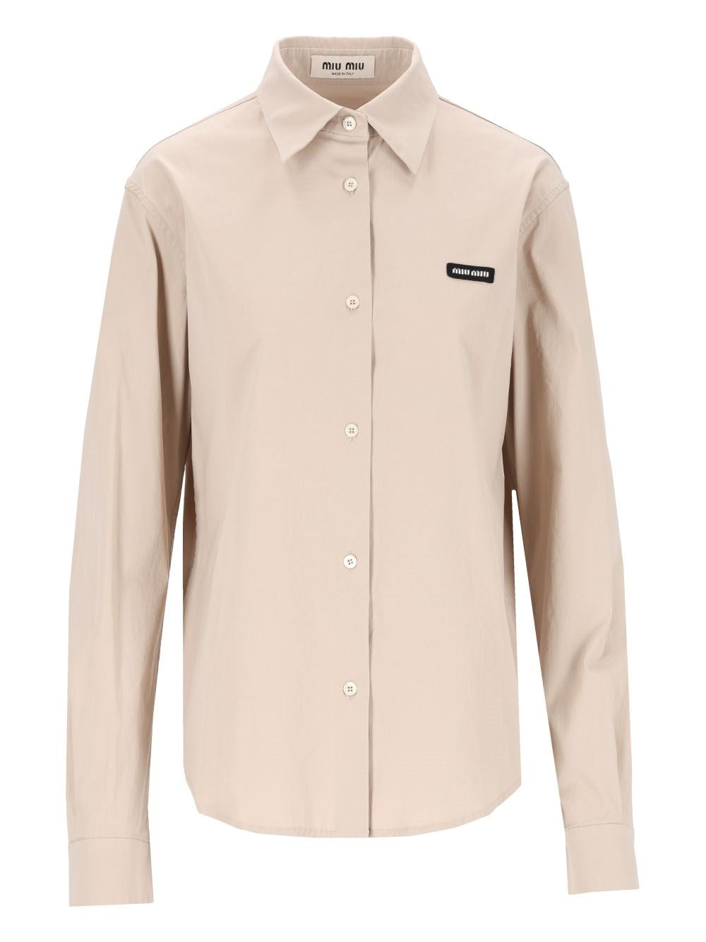 Miu Miu Women Stretch Poplin Shirt
