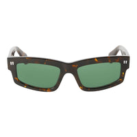 Off-White Sunglasses Rectangle Full Rim, Black Frame and Dark Grey Lens OERI135MIRAMAR1007