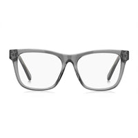 Marc Jacobs Eyeglasses Square Full Rim, Transparent Grey Frame and Clear Demo Lenses Lens MARC6300KB700