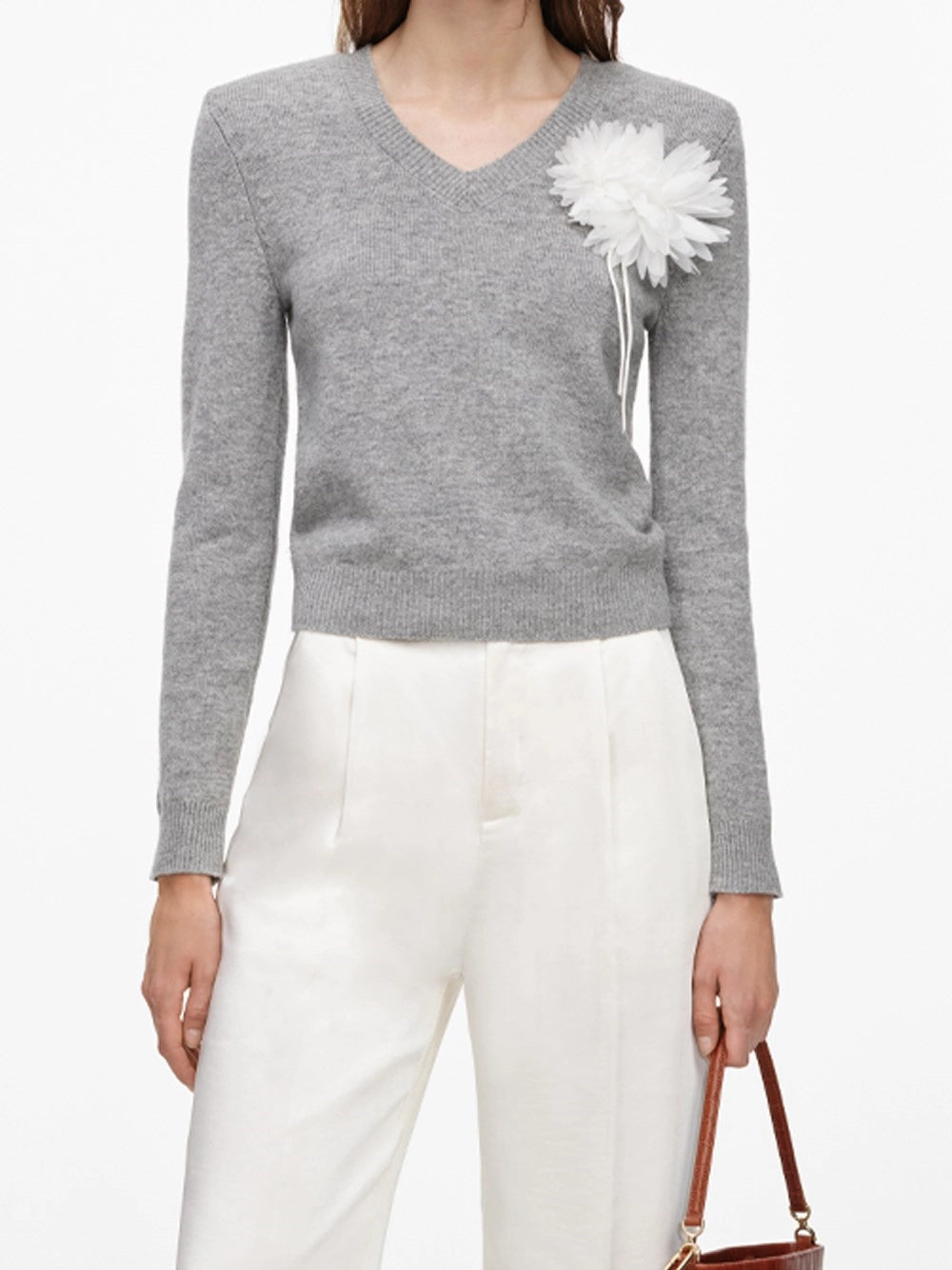Self-portrait Self-Portrait Women Flower Wool Jumper
