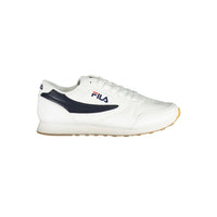 Fila Sleek White Sneakers with Contrasting Men's Accents White