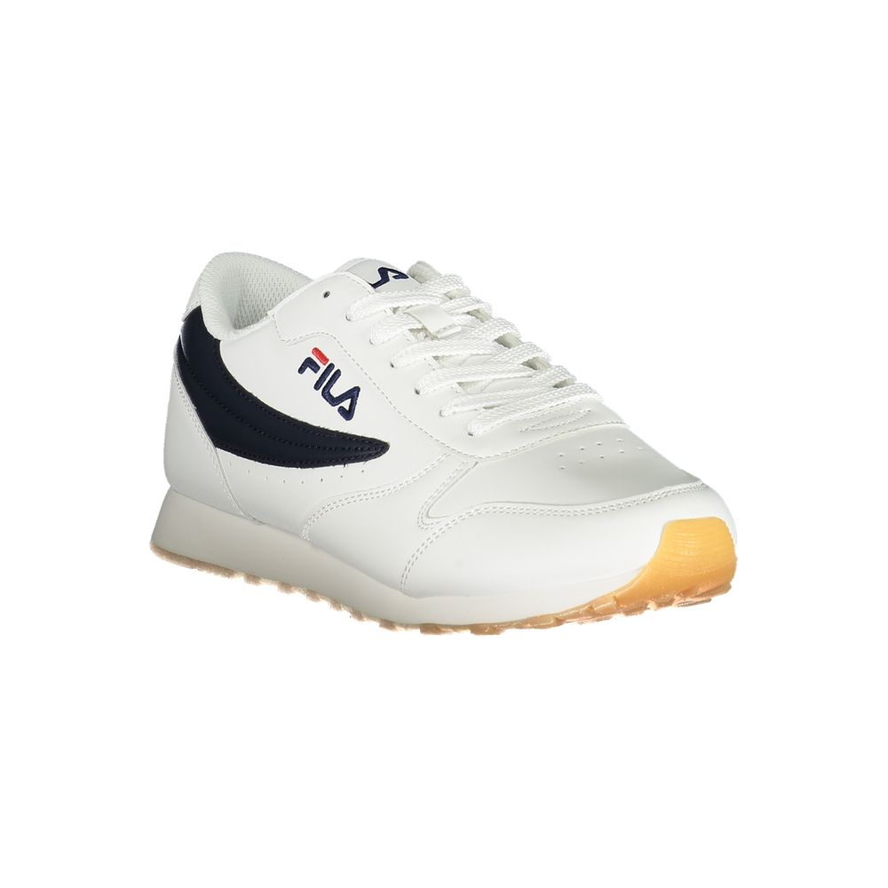 Fila Sleek White Sneakers with Contrasting Men's Accents