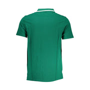 Fila Classic Green Cotton Polo with Contrast Men's Details