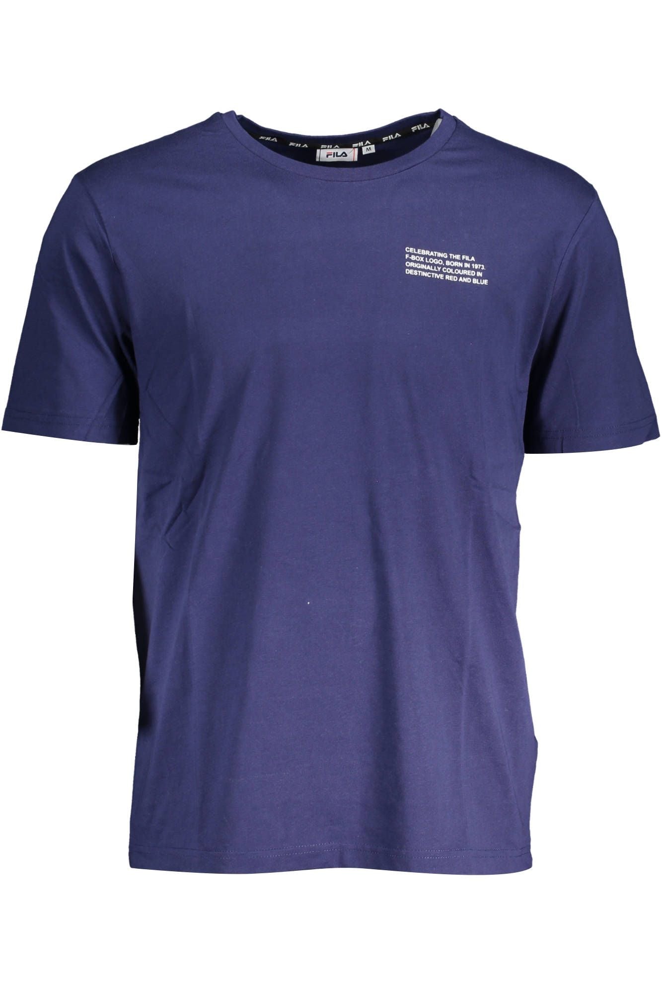 Fila Blue Cotton Men Men's T-Shirt