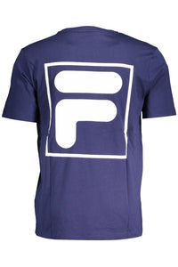 Fila Blue Cotton Men Men's T-Shirt