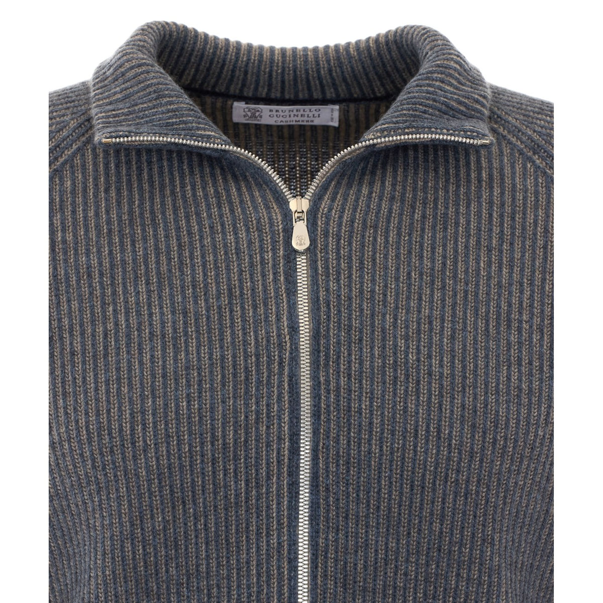 Brunello Cucinelli Men Fisherman's Rib Zipped Cardigan