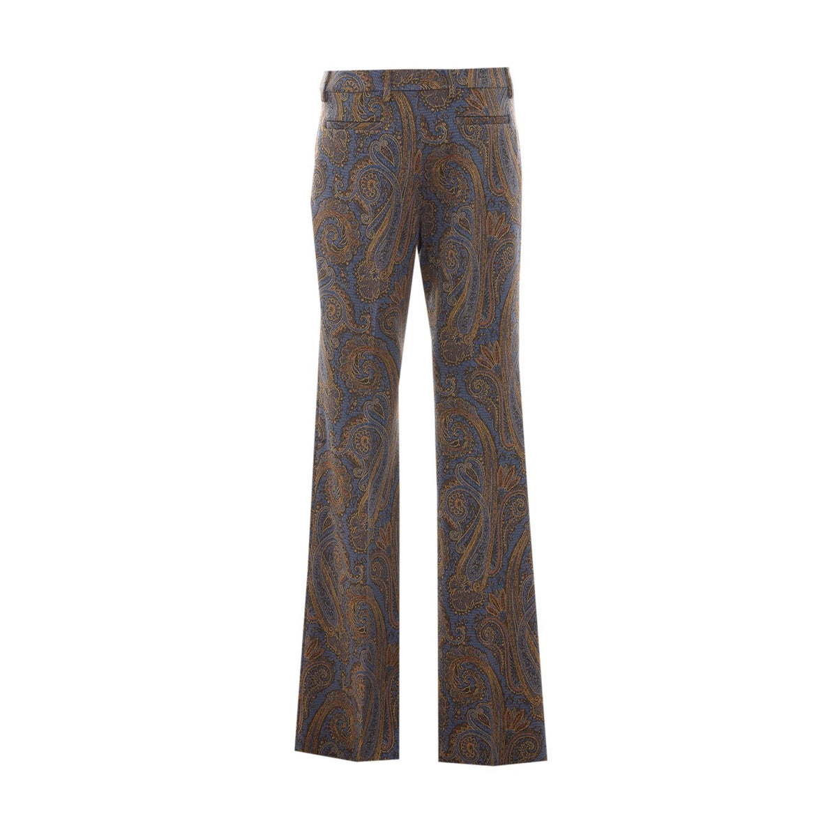 Etro Women Fit And Flare Pants With Paisley Motif