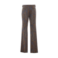 Etro Women Fit And Flare Pants With Paisley Motif