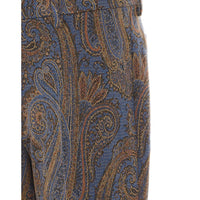 Etro Women Fit And Flare Pants With Paisley Motif