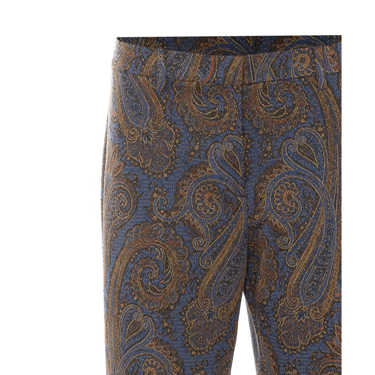 Etro Women Fit And Flare Pants With Paisley Motif
