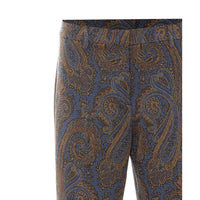Etro Women Fit And Flare Pants With Paisley Motif
