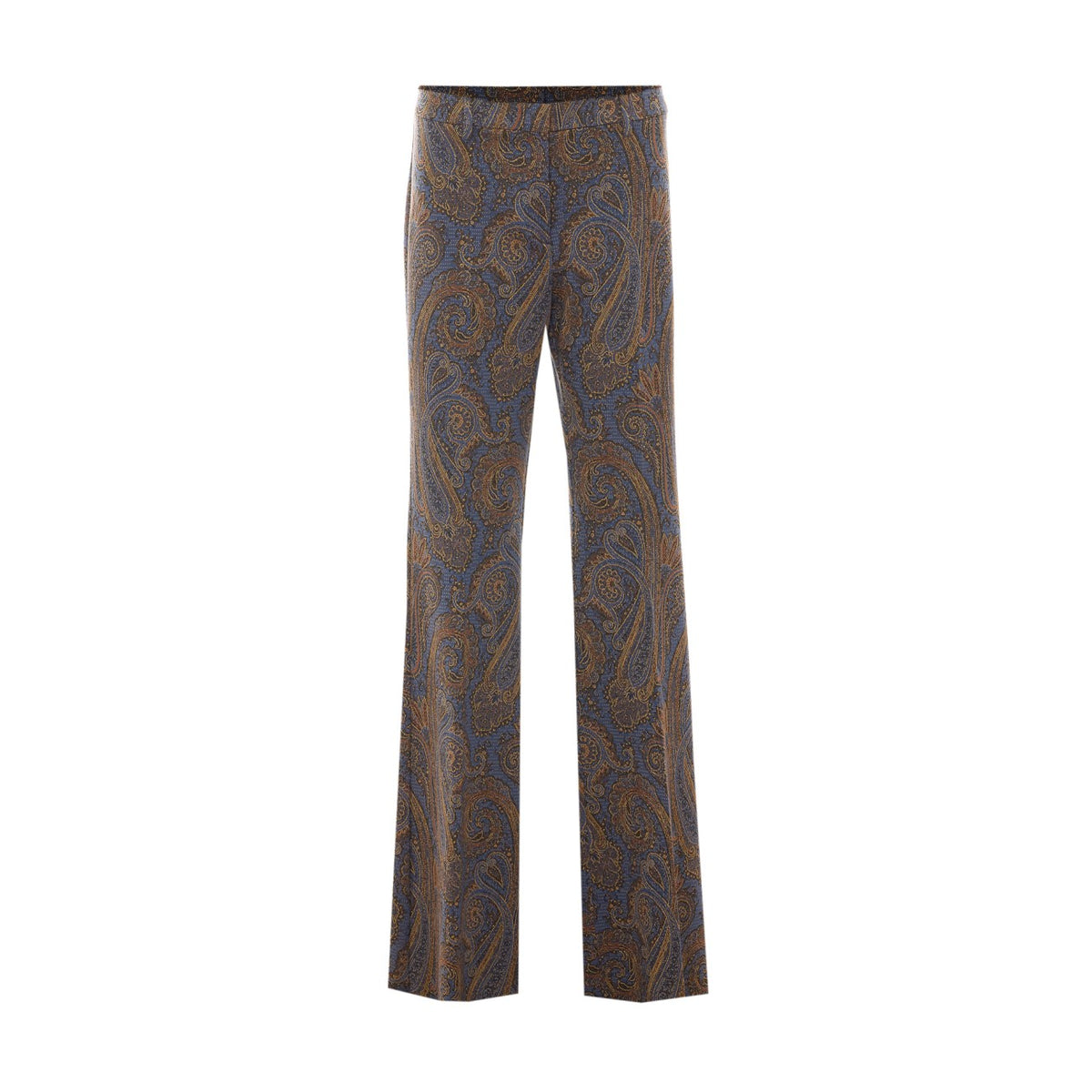 Etro Women Fit And Flare Pants With Paisley Motif