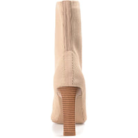 Elissa Womens Comfort Insole Knit Ankle Boots