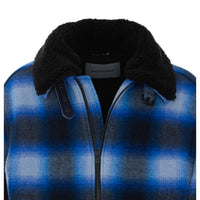 Balenciaga Men Flanel Bomber Jacket