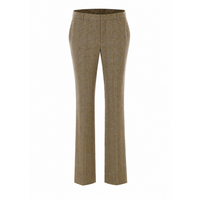 Saint Laurent Women Flared Houndstooth And Prince Of Wales Pants