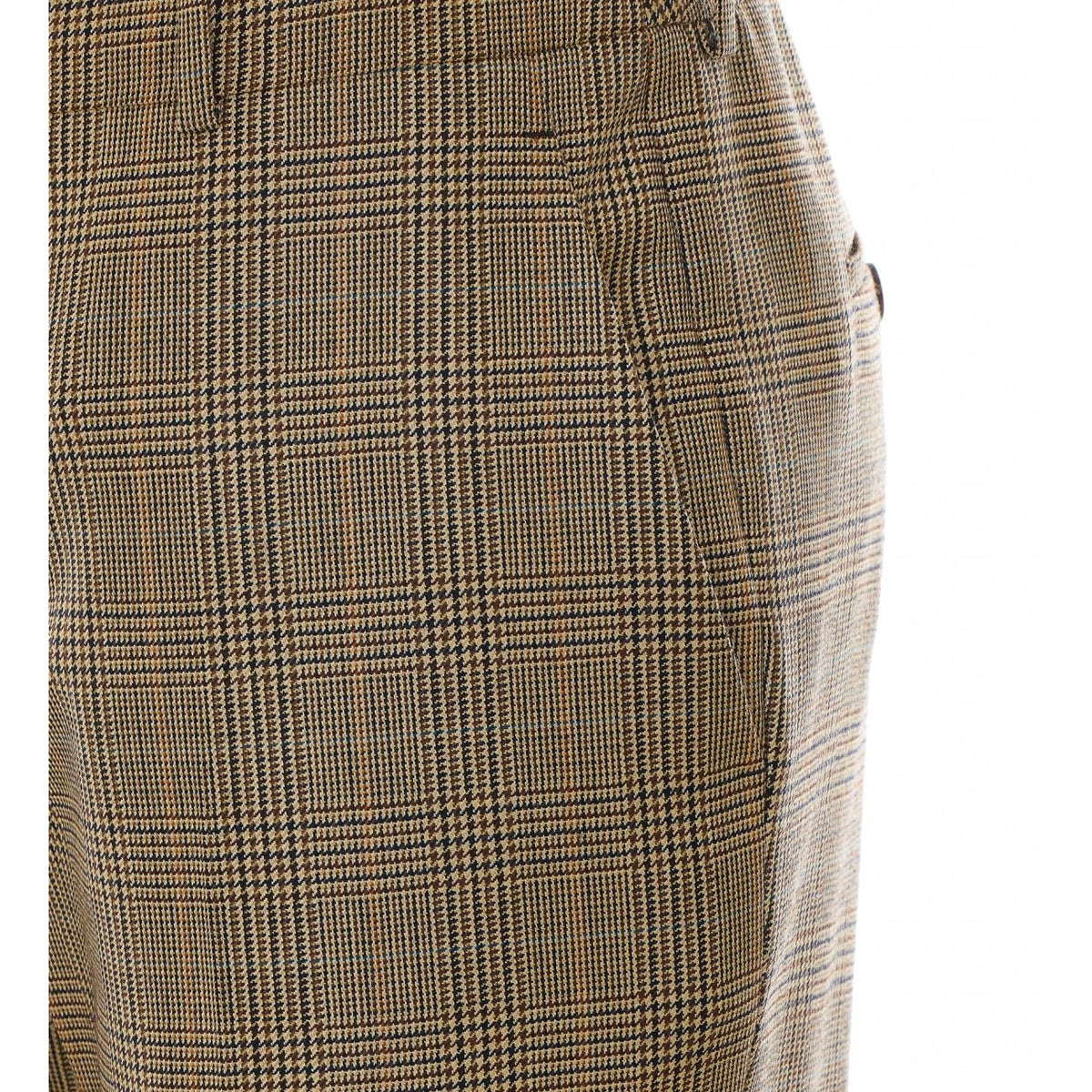 Saint Laurent Women Flared Houndstooth And Prince Of Wales Pants
