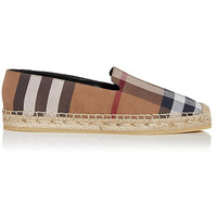 Womens Cotton Flat Espadrilles