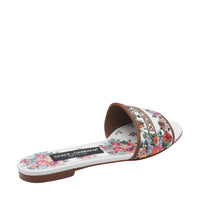 Dolce&Gabbana Dolce&Gabbana Women Floral Logo Flat Shoes Sliders