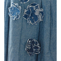 Ganni Ganni Women Flower Denim Dress