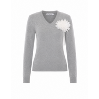Self Portrait Women Flower Wool Jumper